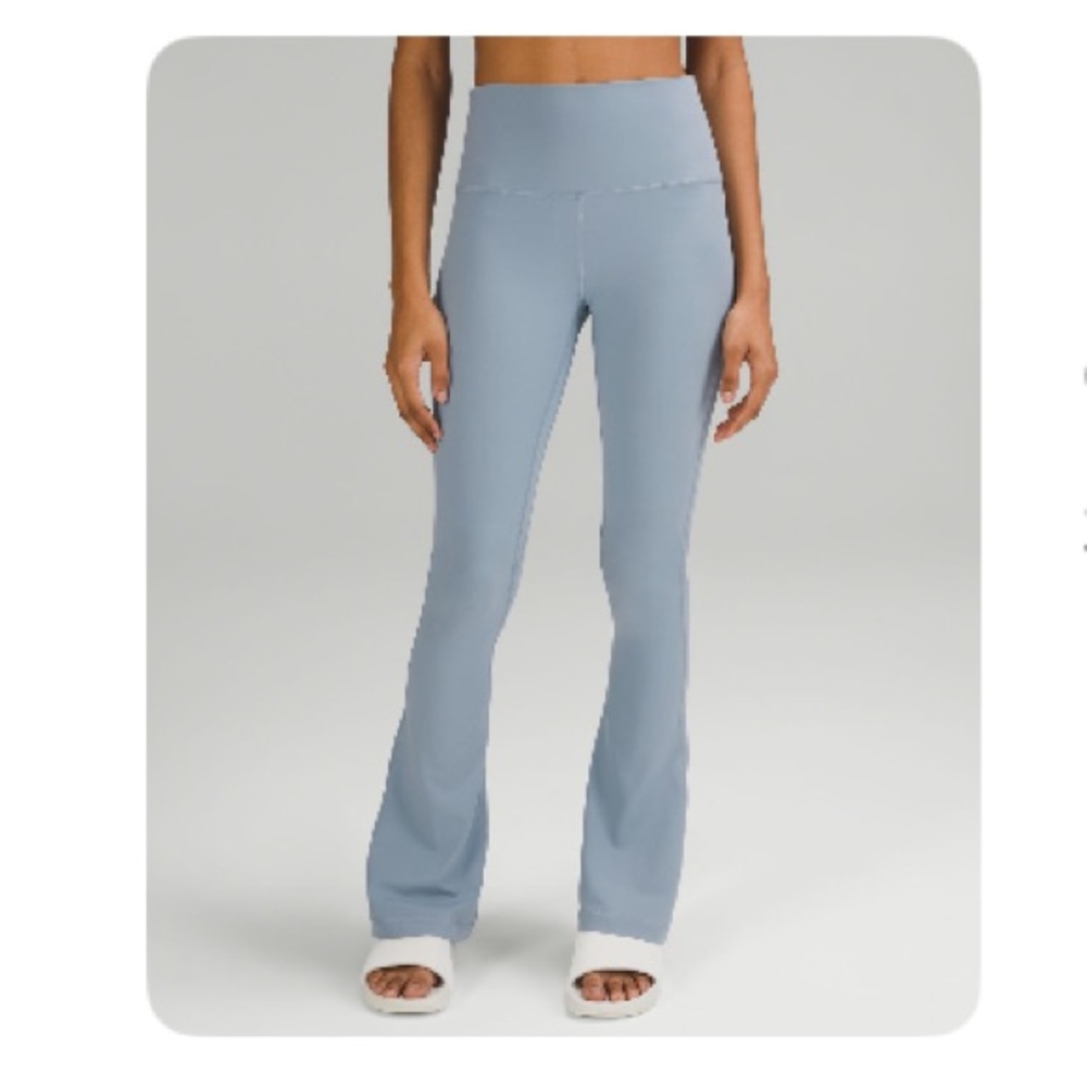 lululemon Blue Boot Cut Leggings (tag has been removed)